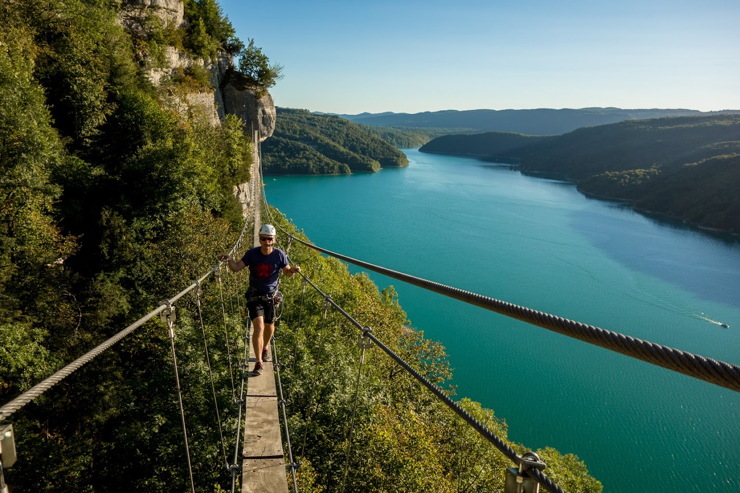 Ascension d'une falaise
